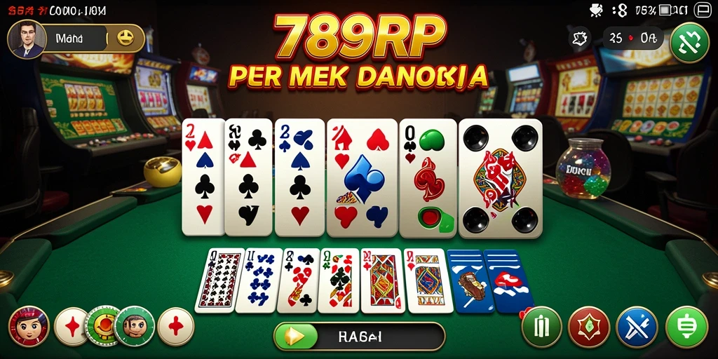 Screenshot gameplay 789RP menampilkan keseruan permainan Domino.