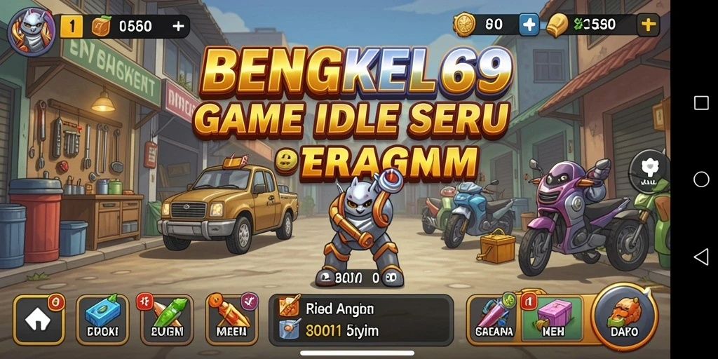 Tampilan gameplay BENGKEL69 yang menarik dan interaktif.