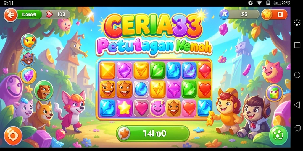 Gameplay seru CERIA33 dengan kombinasi elemen Match-3.