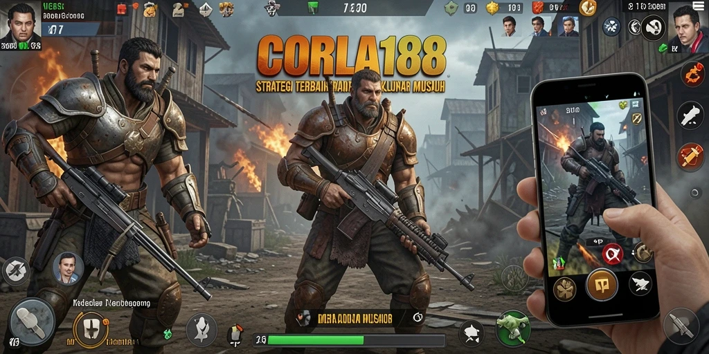 Tangkapan layar menampilkan gameplay strategis yang mendebarkan di CORLA188.