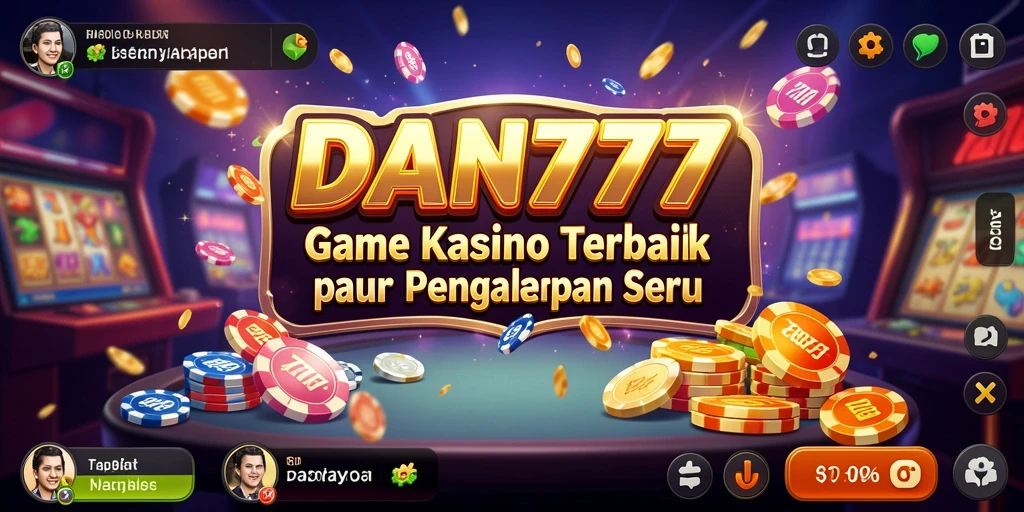 Tampilan gameplay seru dari DAN777 yang menghadirkan pengalaman Kasino menarik.