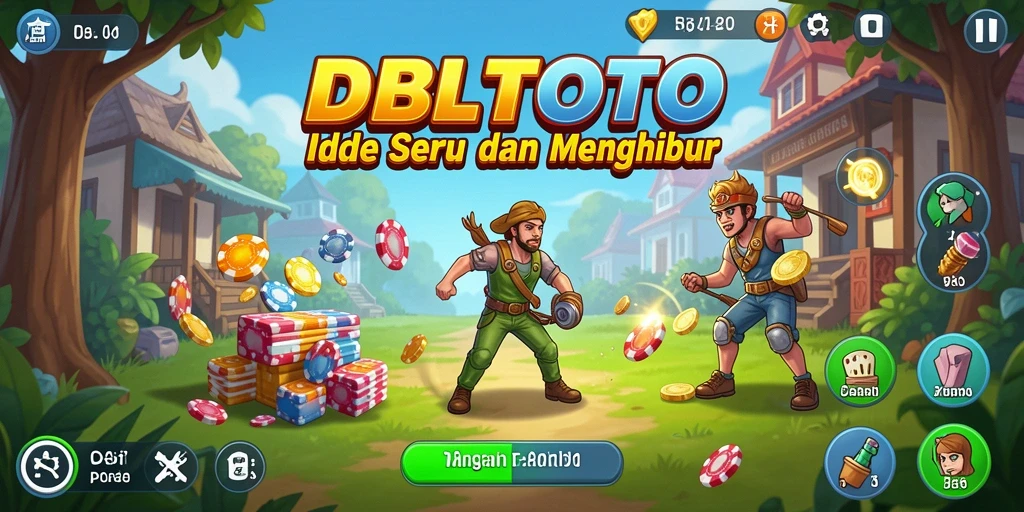 Tampilan gameplay DBLTOTO yang menarik dengan mekanisme Idle yang memukau.