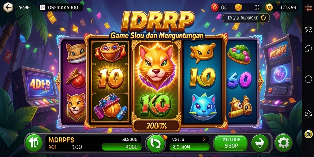 Tampilan gameplay menawan dari IDRRP dalam game Slot.