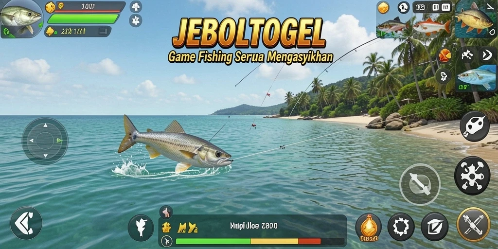 Gameplay menarik dari JEBOLTOGEL menunjukkan pengalaman memancing yang seru.