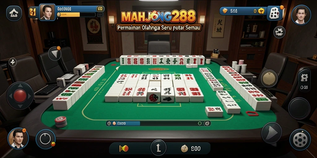 Tampilan gameplay MAHJONG288 yang menarik dan seru.