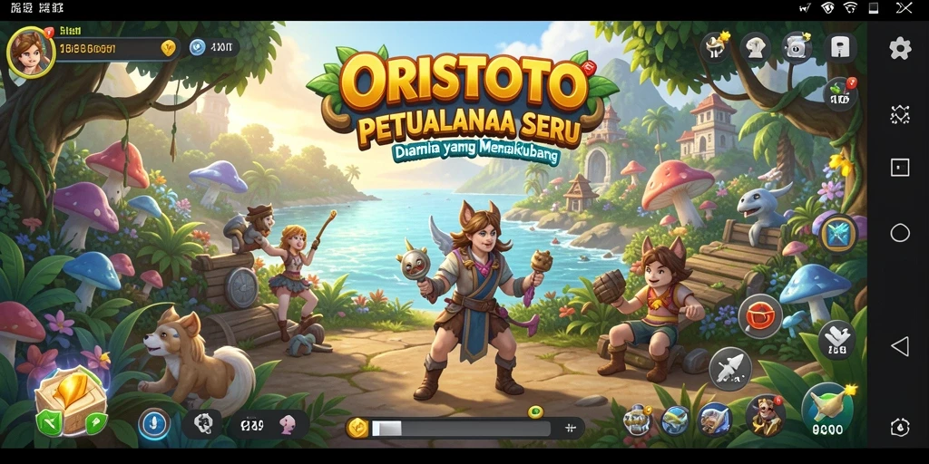 Gameplay halus dan visual menakjubkan di ORISTOTO.