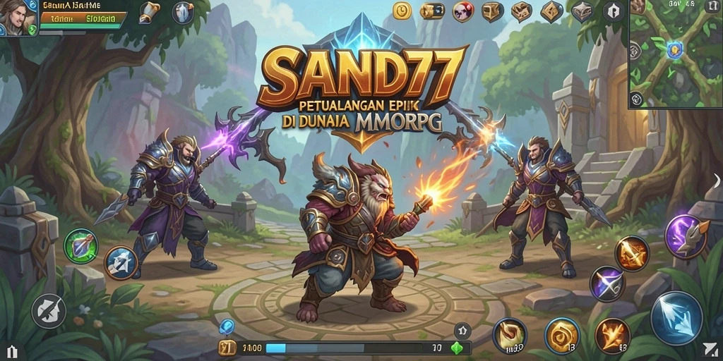 Gameplay SAND77 yang penuh aksi dan petualangan mendebarkan.