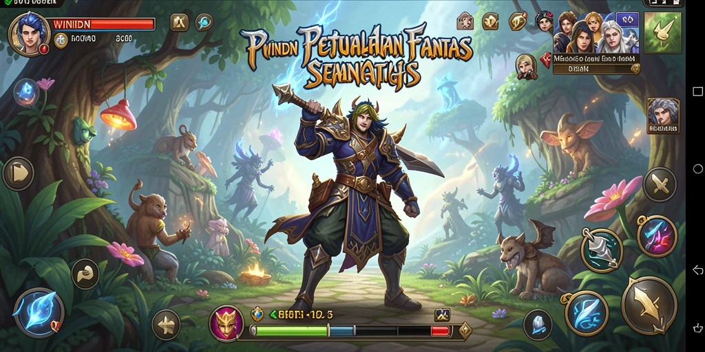 Screenshot gameplay WINIDN menampilkan aksi petualangan yang mendebarkan.