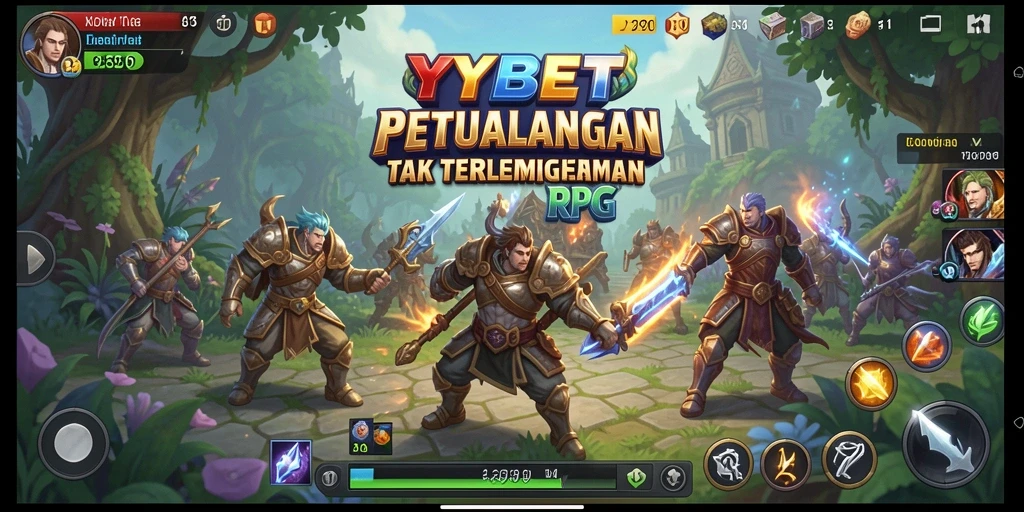 Tangkapan layar dari gameplay dinamis YYBET dalam dunia RPG.